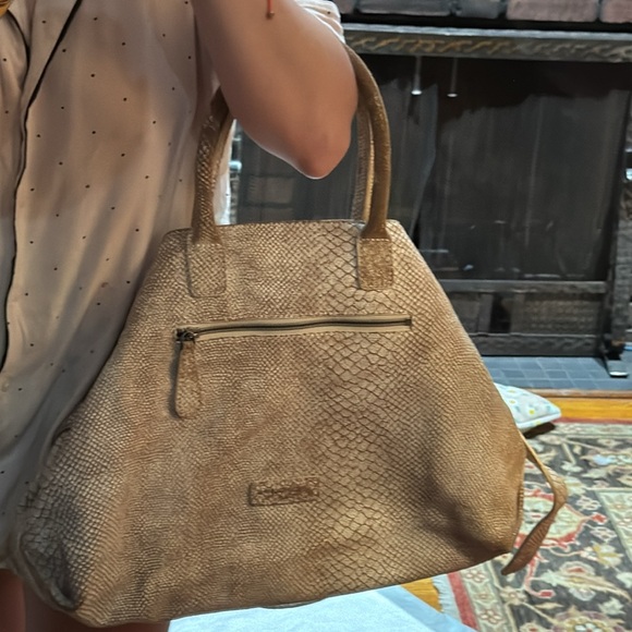 Liebskind Berlin snake embossed leather tote bag - Picture 11 of 13